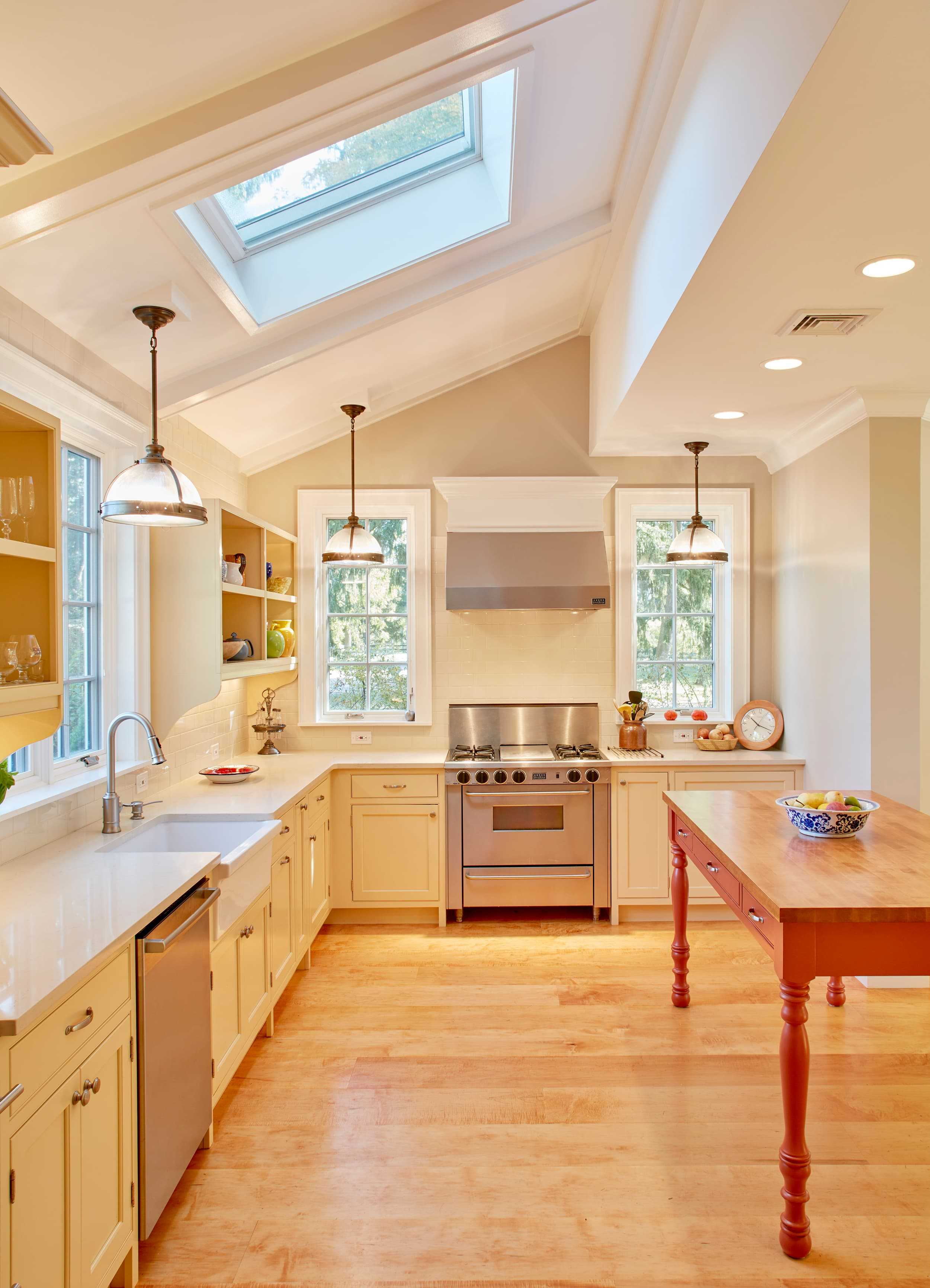 Interior Kitchen shot of renovated house